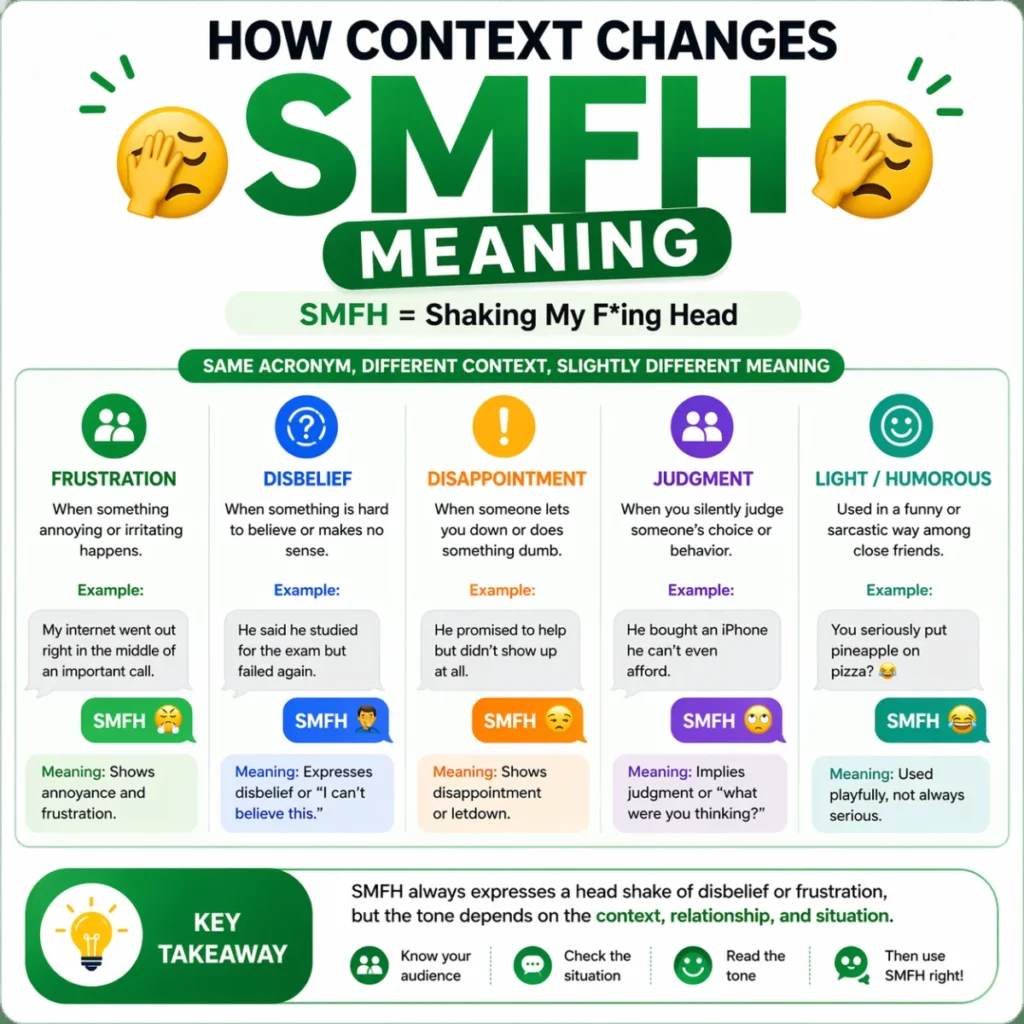 How Context Changes SMFH Meaning