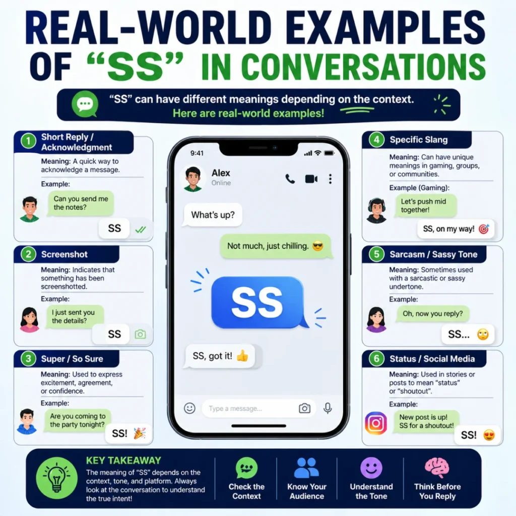 Real-World Examples of “ss” in Conversations