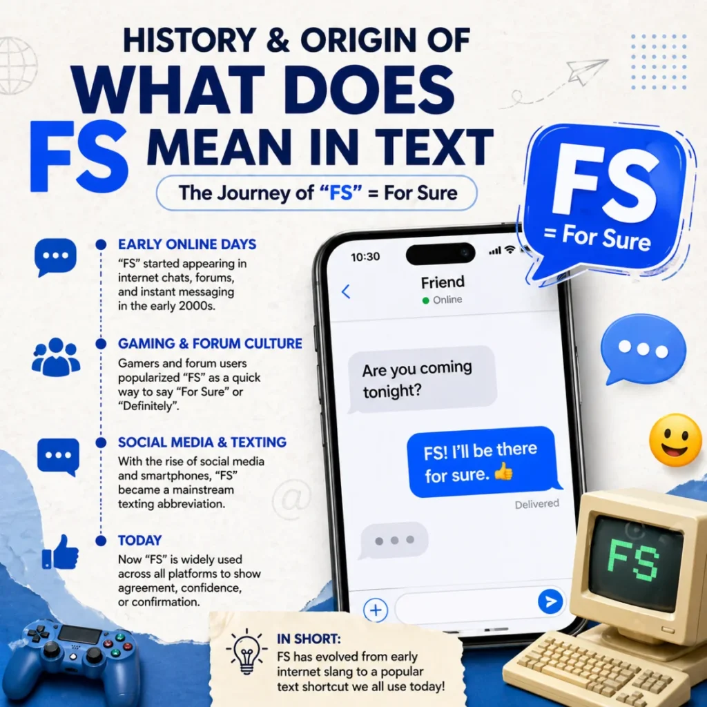 History & Origin of What Does FS Mean in Text