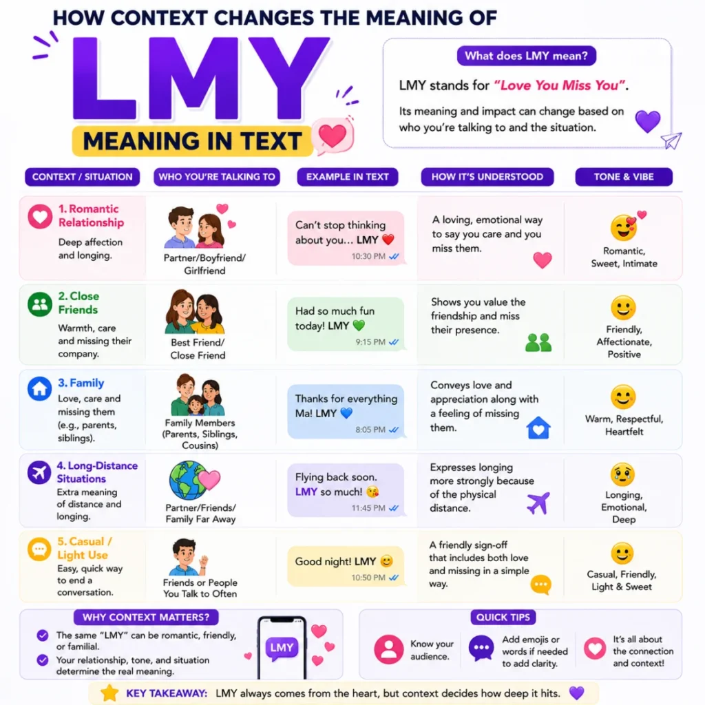 How Context Changes Meaning of lmy meaning in text
