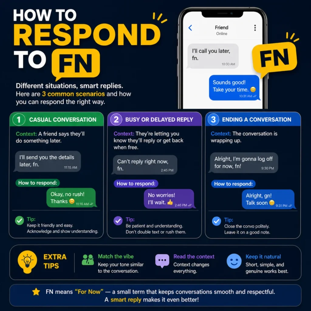 How to Respond to FN (3 Scenarios)