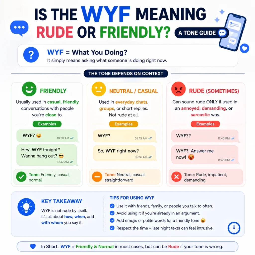 Is the wyf meaning Rude or Friendly? A Tone Guide