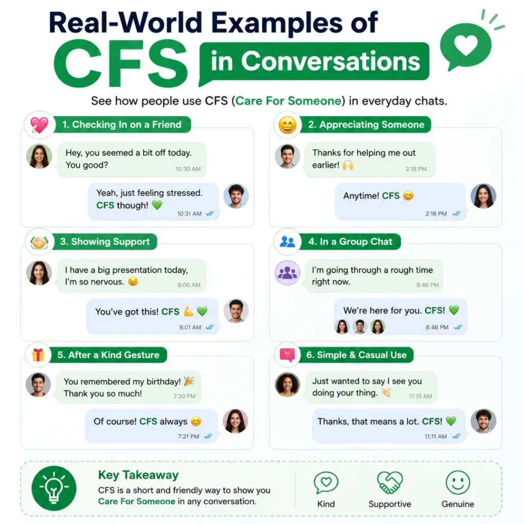 Real-World Examples of CFS in Conversations