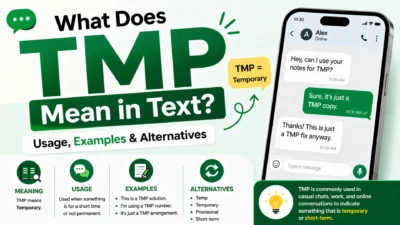 What Does TMP Mean in Text Usage, Examples & Alternatives