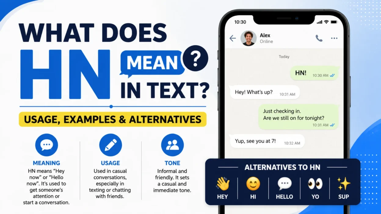 What Does HN Mean in Text? Usage, Examples & Alternatives