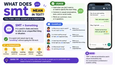 What Does smt full form in chat Mean in Text? Usage, Examples & Alternatives