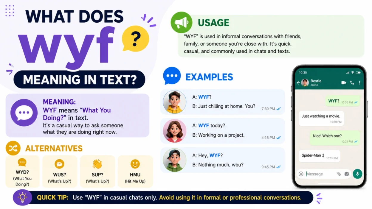 What Does wyf meaning Mean in Text? Usage, Examples & Alternatives