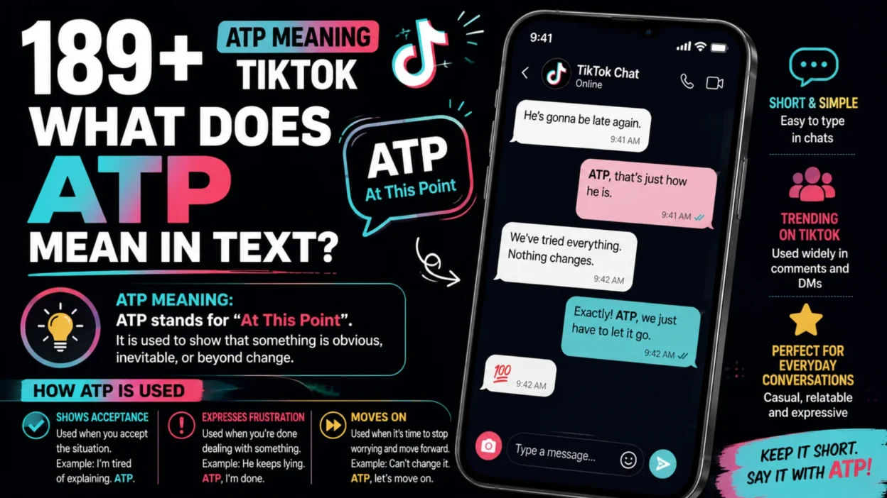 189+ ATP meaning on TikTok and in text, with examples and common uses