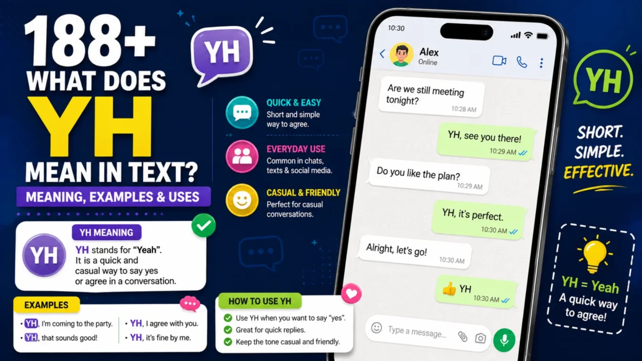 188+ YH meaning in text explained with examples, uses, and casual chat messages