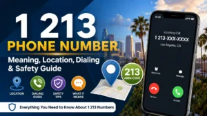 1 213 phone number meaning, Los Angeles location, dialing guide, and safety tips