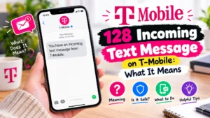 128 incoming text message on T-Mobile explained with meaning, safety, and helpful tips