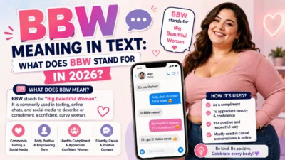 BBW meaning in text and what BBW stands for in 2026 with a friendly chat example