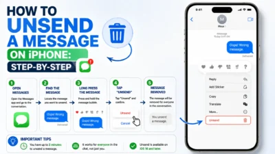 How to unsend a message on iPhone with step-by-step instructions and important tips