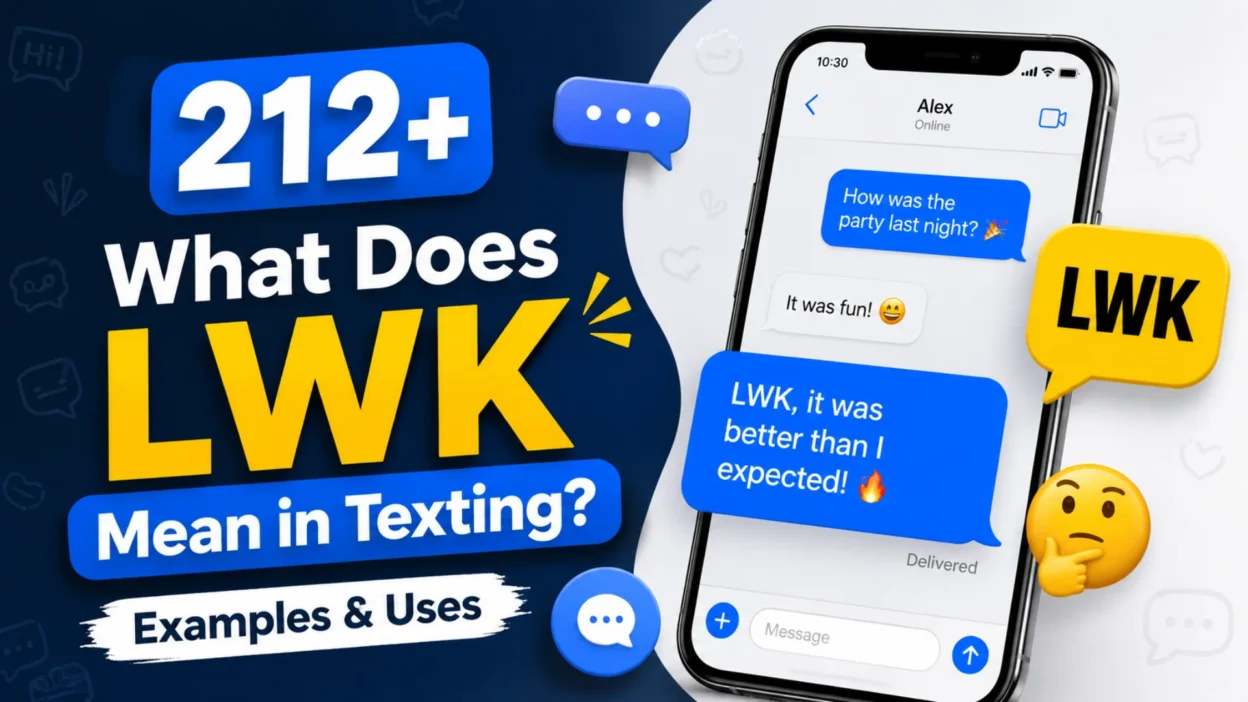 What Does LWK Mean in Texting? Smartphone chat example explaining LWK meaning with real texting uses and examples.