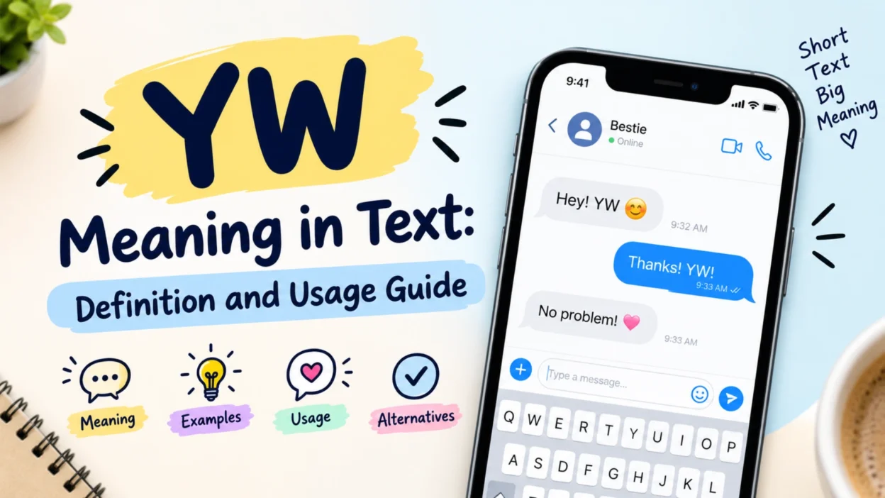 YW meaning in text explained with texting examples, usage tips, and alternative phrases.